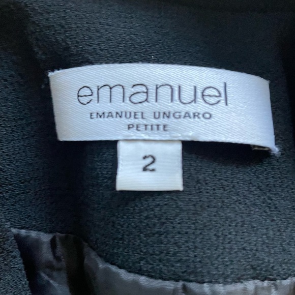 Emanuel Ungaro black blazer - Picture 2 of 5